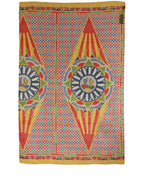 Dolce & Gabbana Multicolor Silk Carretto Print Stole Scarf