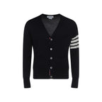 Thom Browne Blue Wool Oves Aries Cardigan