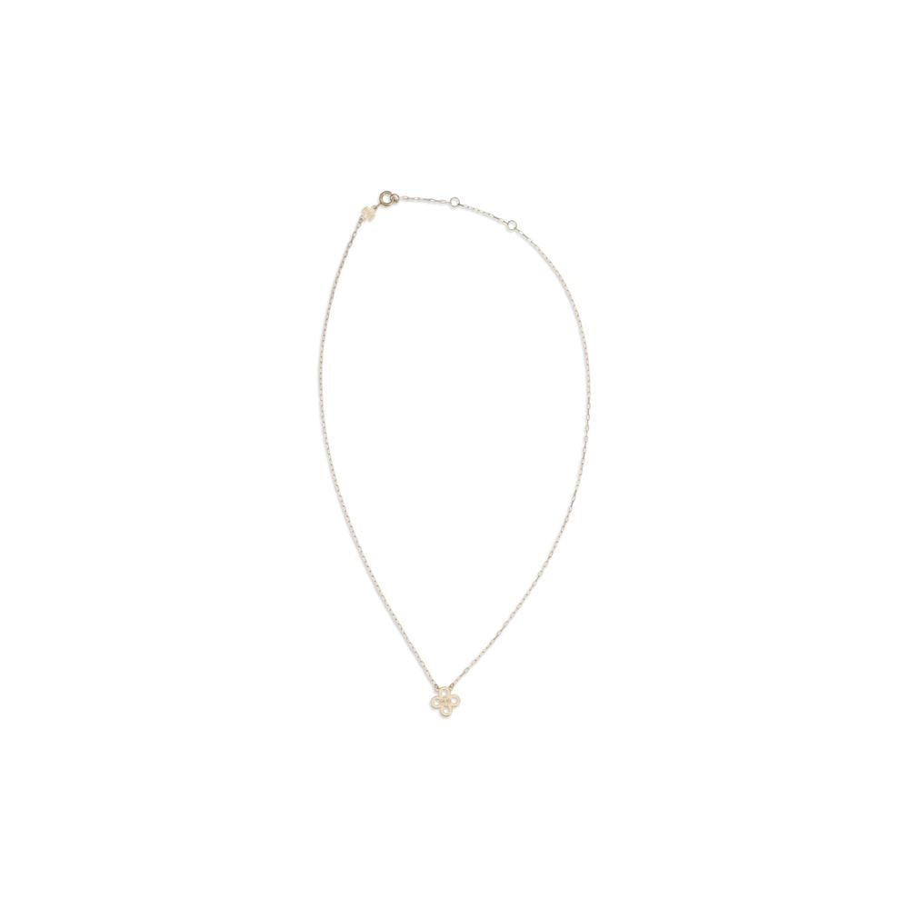 Tory Burch Gold Brass Necklace