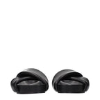 Jil Sander Black Leather Slippers