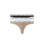 Calvin Klein Underwear Black And White Cotton Pantie