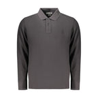 Timberland Black Cotton Polo Shirt