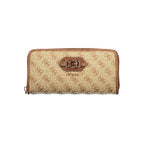 Guess Jeans Beige Polyester Wallet