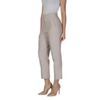 Only Beige Recycled Polyester Casual Pants