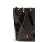 Benedetta Bruzziches Black Calf Leather Bos Taurus Backet Bag