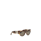 Valentino Garavani Brown Acetate Sunglasses