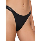 Calvin Klein Jeans Black Recycled Polyester Bikini