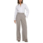Only Beige Polyester Dress Pants