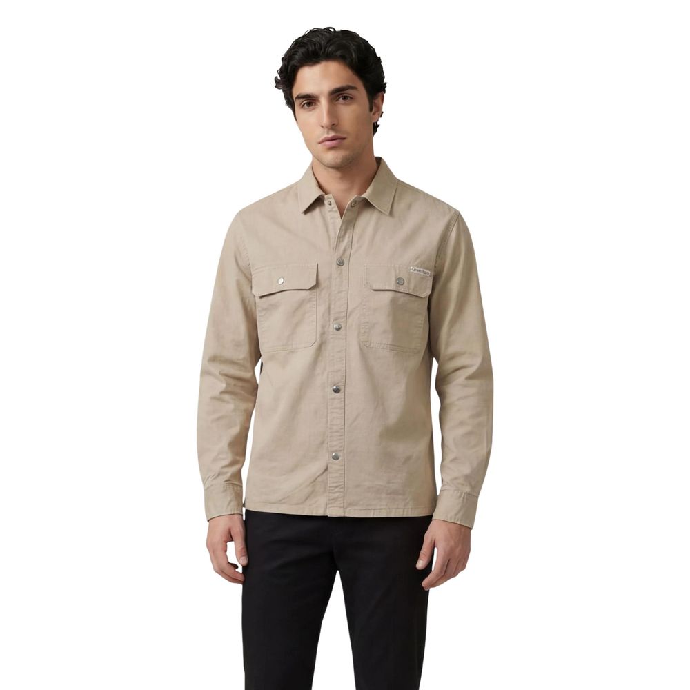 Calvin Klein Jeans Beige Denim Shirt