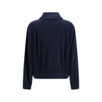 Brunello Cucinelli Blue Cotton Sweatshirt