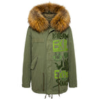 Mr&Mrs Italy Green Cotton Women's Jacket