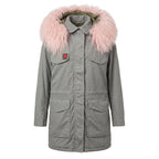 Mr&Mrs Italy Pink Cotton Women's Jacket