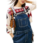 Tommy Hilfiger Jeans Blue Cotton Jumpsuit