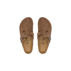 Birkenstock Brown Suede Leather Clogs