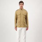 Autore Beige Cotton Full-Length Jacket