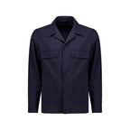 Autore Navy Blue Virgin Wool Jacket