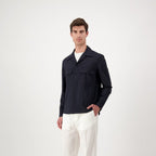 Autore Navy Blue Virgin Wool Jacket