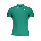 K-WAY Verde Cotton Men Polo Shirt