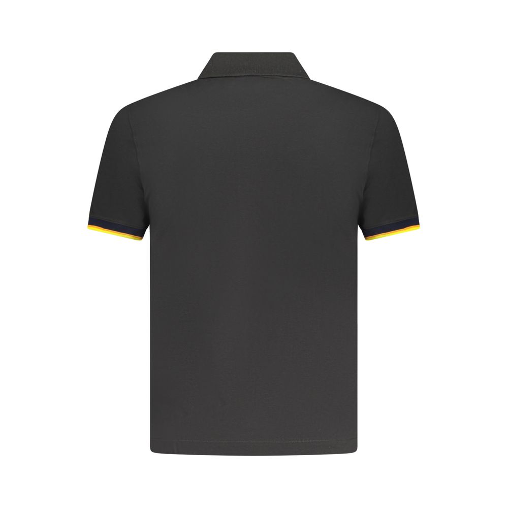 K-WAY Black Cotton Men's Polo