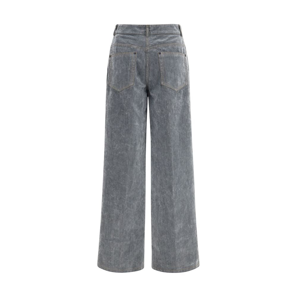 Forte_Forte Gray Cotton Jeans Denim