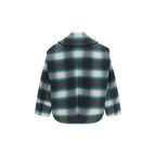 Balenciaga Bicolor Wool Oves Aries Full-Length Jacket