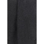 Lardini Gray Wool Oves Aries Bomber