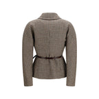 P.A.R.O.S.H. Beige Wool Oves Aries Blazer