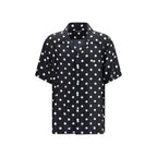 Dolce & Gabbana Black Silk Pattern Shirt