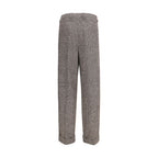 Dolce & Gabbana Brown Alpaca Vicugna Pacos Pants