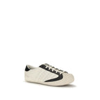 Y-3 White Calf Leather Bos Taurus Low Top Sneakers