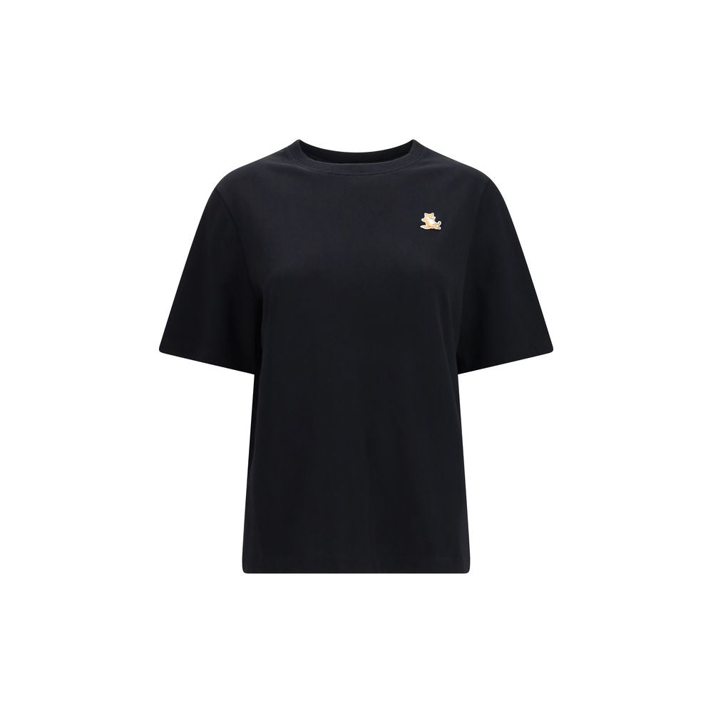 Maison Kitsuné Black Cotton T-Shirt