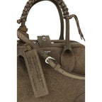 Golden Goose Brown Calf Leather Bos Taurus Handbag