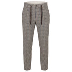 Baldinini Trend Blue Cotton Men Pants