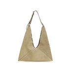 Moschino Beige Suede Leather Shoulder Bag
