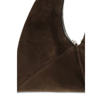 Moschino Brown Suede Leather Shoulder Bag