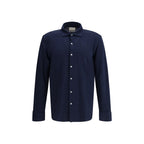 Brooksfield Black Cotton Dress Shirt