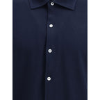 Brooksfield Black Cotton Dress Shirt