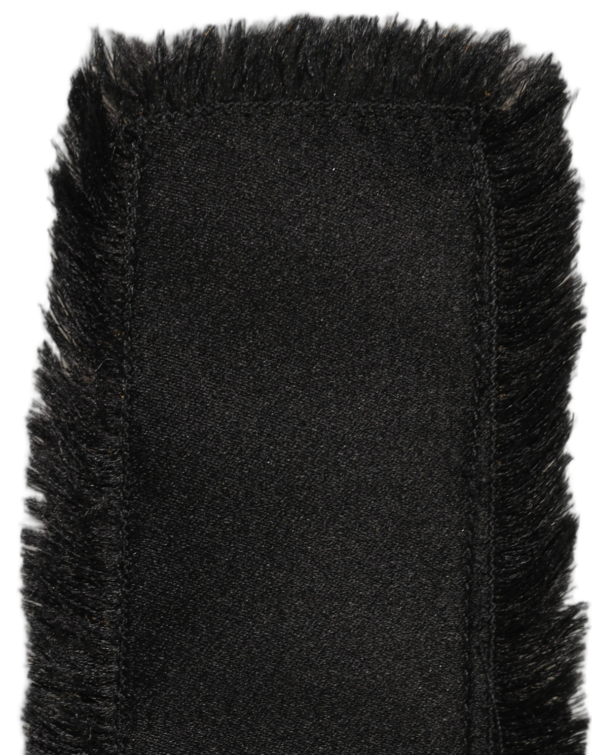 Dolce & Gabbana Black Velvet Wrap Around Tie Cintura Belt