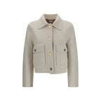 Thom Browne Beige Wool Oves Aries Jacket