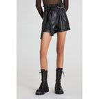 Patrizia Pepe Black Polyethylene Short And Mini Shorts