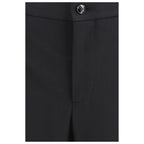 Giorgio Armani Black Wool Oves Aries Two-Piece Suit