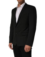 Dolce & Gabbana Dark Gray MARTINI Men Single Breasted Jacket