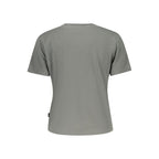 Converse Grey Cotton Women's T-Shirt