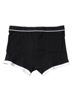 Dolce & Gabbana Black DG Interlock Regular Boxer Underwear