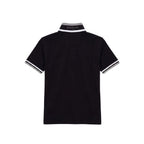 Baldinini Trend Black Cotton Men Polo
