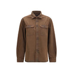 Deperlu Brown Denim Shirt
