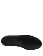 Dolce & Gabbana Blue Suede Slip On Men Slippers Loafers Shoes
