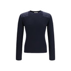 Fendi Blue Wool Oves Aries Sweatshirt