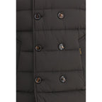 MooRER Black Polyamide Full-Length Jacket