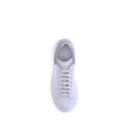 Alexander McQueen White Calf Leather Bos Taurus Platform Sneakers
